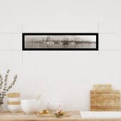 Poster Detroit, MI Riverfront Photo 1908 (Cuisine)