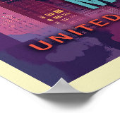 Poster Detroit, Michigan | Vintage voyage (Coin)