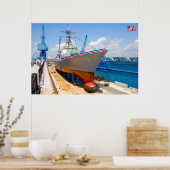 POSTER DÉTROYEUR DE MISSILES GUIDÉS - DDG-109 (Cuisine)