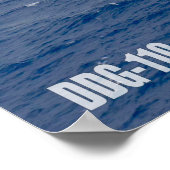 POSTER DÉTROYEUR DE MISSILES GUIDÉS - DDG-110 (Coin)