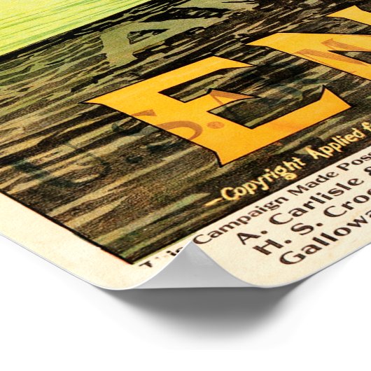 Poster Détruisez Cette Mad Brute Enlisez La Propagande De (Coin)