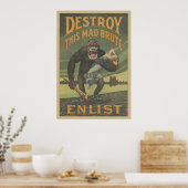 Poster Détruisez Cette Mad Brute Enlist (Cuisine)