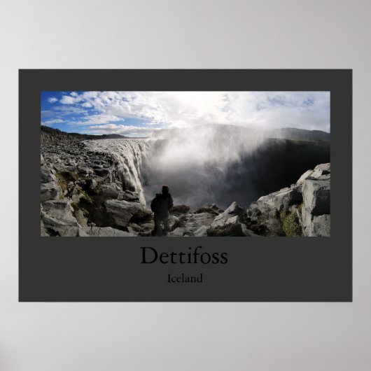 Poster Dettifoss (Islande) (Devant)