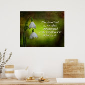 Poster Deutéronome 33:26 Eternal Refuge Inspirational (Cuisine)