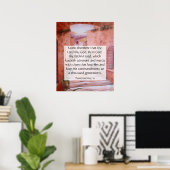 Poster Deutéronome 7:9 (Bureau à domicile)