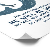Poster Deuteronomy 31_8 Whale Shark Christian Faith Pun O (Coin)