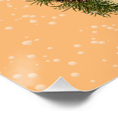 Poster Deutsch Drahthaar, Joyeux Noël ! Bouton magnétique (Coin)