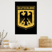Poster Deutschland Eagle - Armoiries allemandes (Cuisine)