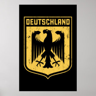 Poster Deutschland Eagle - Armoiries allemandes