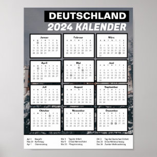 Poster Deutschland Kalender Herunterladen 2024 Pdf Allema