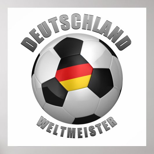 Poster Deutschland Weltmeister (Devant)