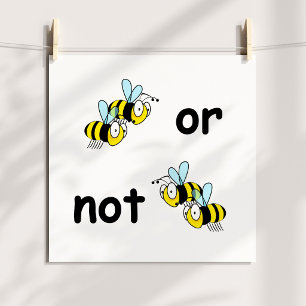 Poster Deux abeilles ou pas deux abeilles