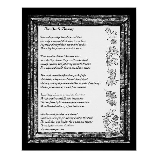 Poster Deux Âmes qui traversent (Devant)