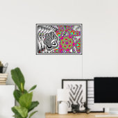 Poster Deux amis pour une promenade (ajouter des mots) (Bureau à domicile)