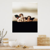 Poster Deux anges Cherub (Cuisine)