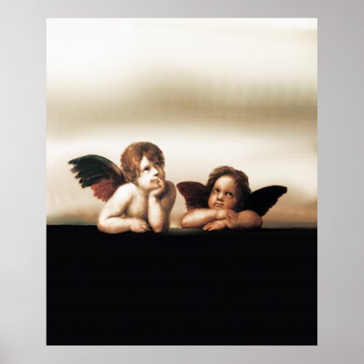 Poster Deux anges Cherub (Devant)