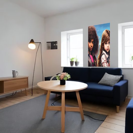Poster Deux bons amis | Art AI