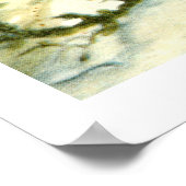 Poster Deux cerfs dans la neige (Coin)