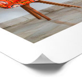 Poster Deux chaises design avec table (Coin)