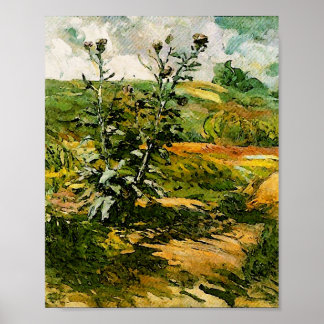 Poster Deux chardons Van Gogh Art