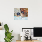 Poster Deux Chiens Pekingese (Bureau à domicile)
