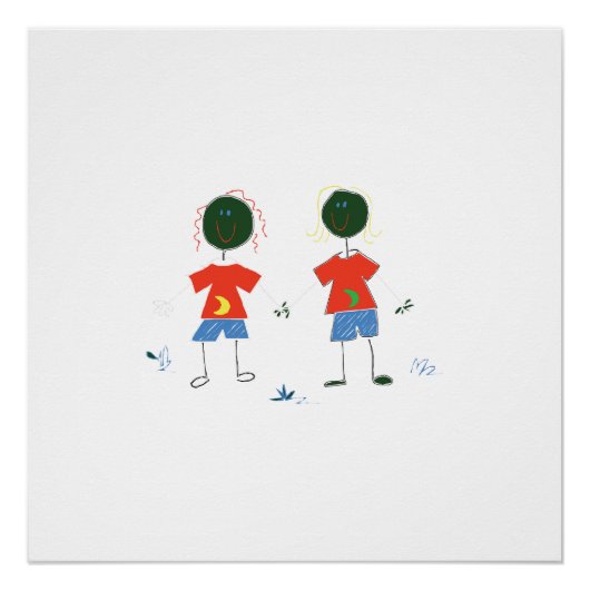 POSTER DEUX CHIFFRES DE STICK. (Devant)