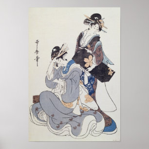 Poster Deux chiffres féminins