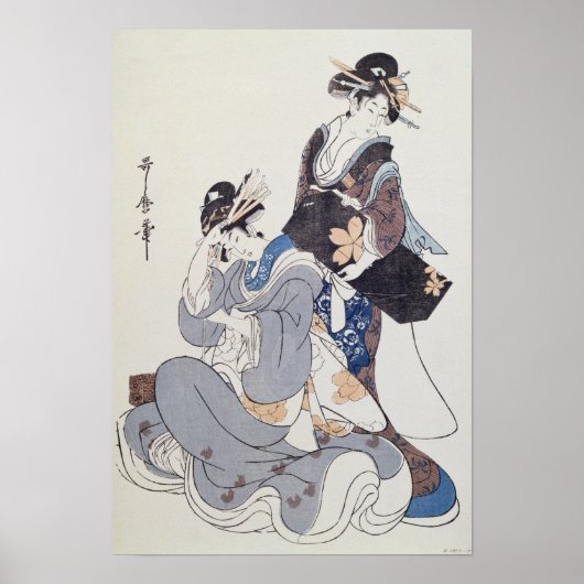 Poster Deux chiffres féminins (Devant)