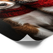 Poster Deux chiots de Noël (Coin)