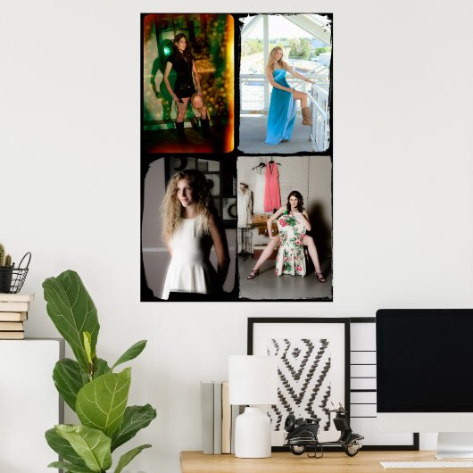 Poster Deux Chycks pour 2017 (Bureau à domicile)