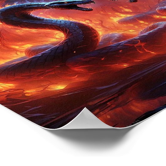 Poster Deux Cobras En Enfer (8 x 10) (Coin)