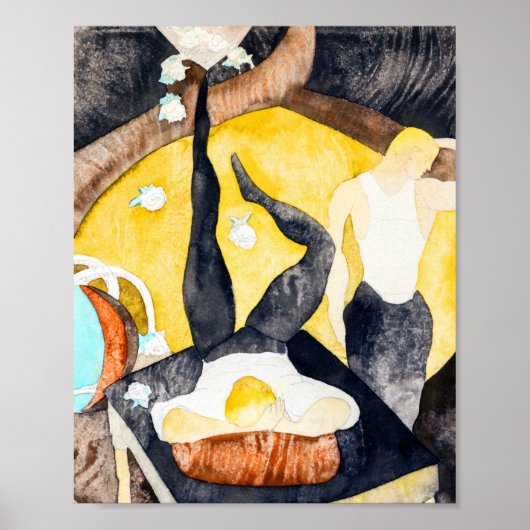 Poster Deux contrebandiers acrobatiques de Charles Demuth (Devant)