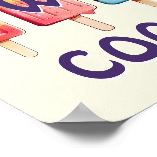 Poster Deux Cool colorés (Coin)