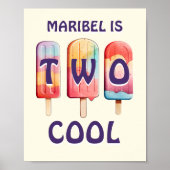 Poster Deux Cool colorés (Devant)