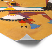 Poster Deux danseurs aigles (Coin)