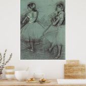 Poster Deux danseurs, c. 1879, Edgar Degas (Cuisine)