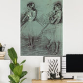 Poster Deux danseurs, c. 1879, Edgar Degas (Bureau à domicile)