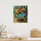 Poster Deux danseurs d'Edgar Degas, Ballet Art Vintage (Cuisine)