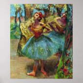 Poster Deux danseurs d'Edgar Degas, Ballet Art Vintage (Devant)