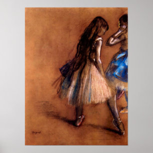 Poster Deux danseurs par Edgar Degas