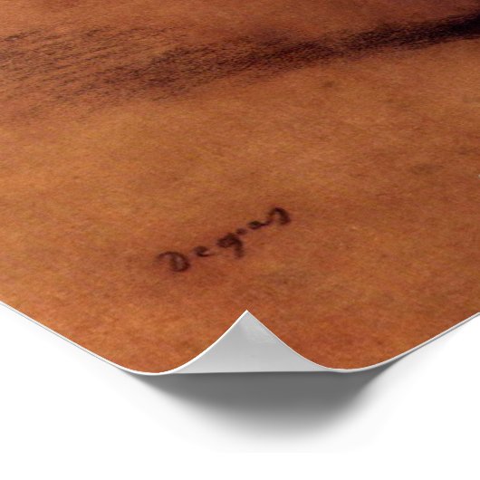 Poster Deux danseuses d'Edgar Degas (Coin)