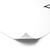 Poster "Deux deviendront un" Mariage Tapisserie fond (Coin)