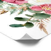 Poster Deux Deviendront Un Mariage Versé Par La Bible (Coin)