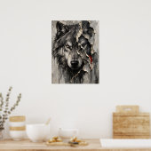 Poster Deux Faces du Même Loup (Cuisine)