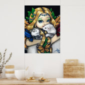 Poster Deux Fae Ferrets ART IMPRIMER fée ferret imaginair (Cuisine)