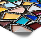 Poster Deux femmes amoureuses | Style Carrelage mosaïque  (Coin)