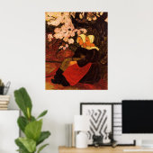 Poster Deux femmes bretonnes sous un pommier, (Bureau à domicile)