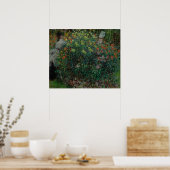 Poster Deux femmes parmi les fleurs, 1875 (huile sur toil (Cuisine)