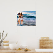 Poster Deux femmes sur le rivage (Cuisine)