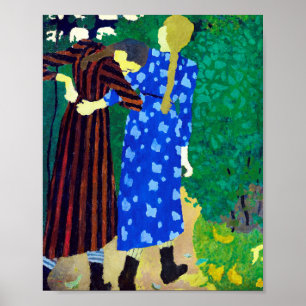 Poster Deux Filles, Edouard Vuillard